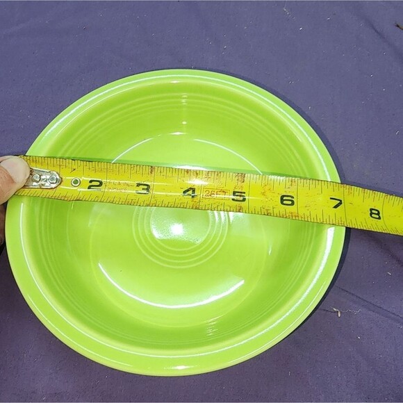 Fiesta. Chartreuse.  Cereal bowl, 7 inch # - Picture 3 of 3